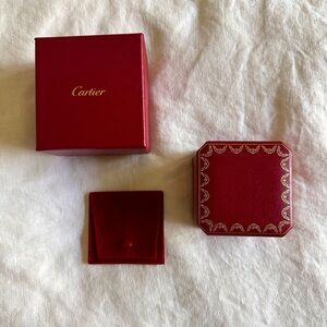 Cartier - Authentic empty ring box set